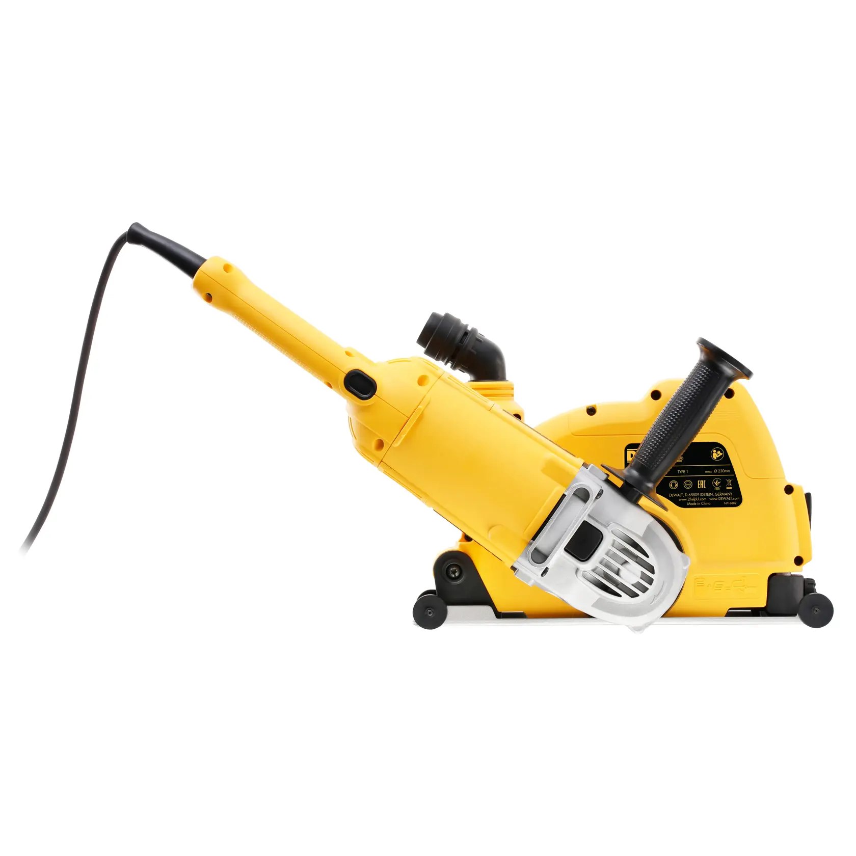 DEWALT® 2200W 230 мм ъглошлайф - комплект за рязане на бетон