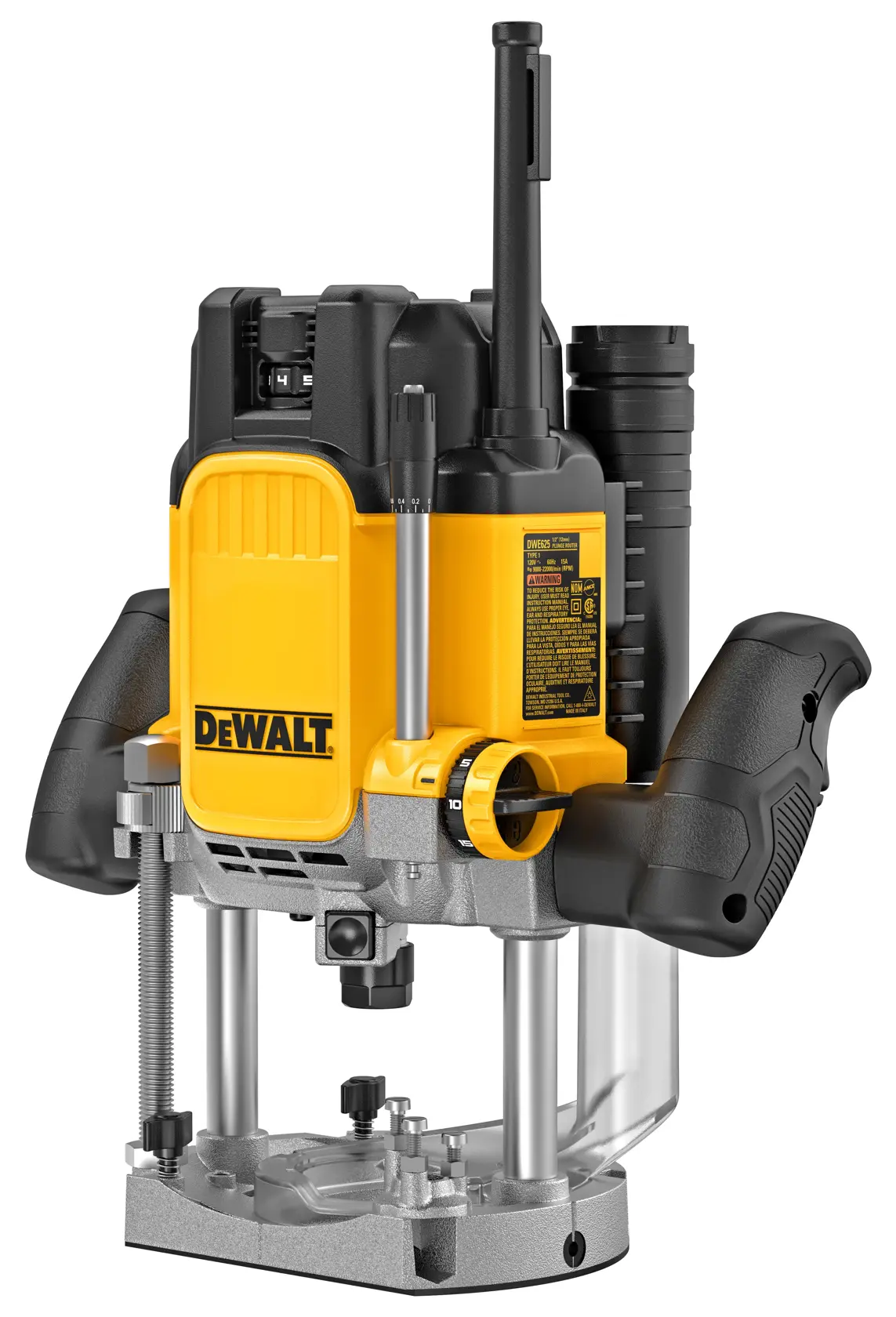 DEWALT® 2300W 12 мм вертикална оберфреза