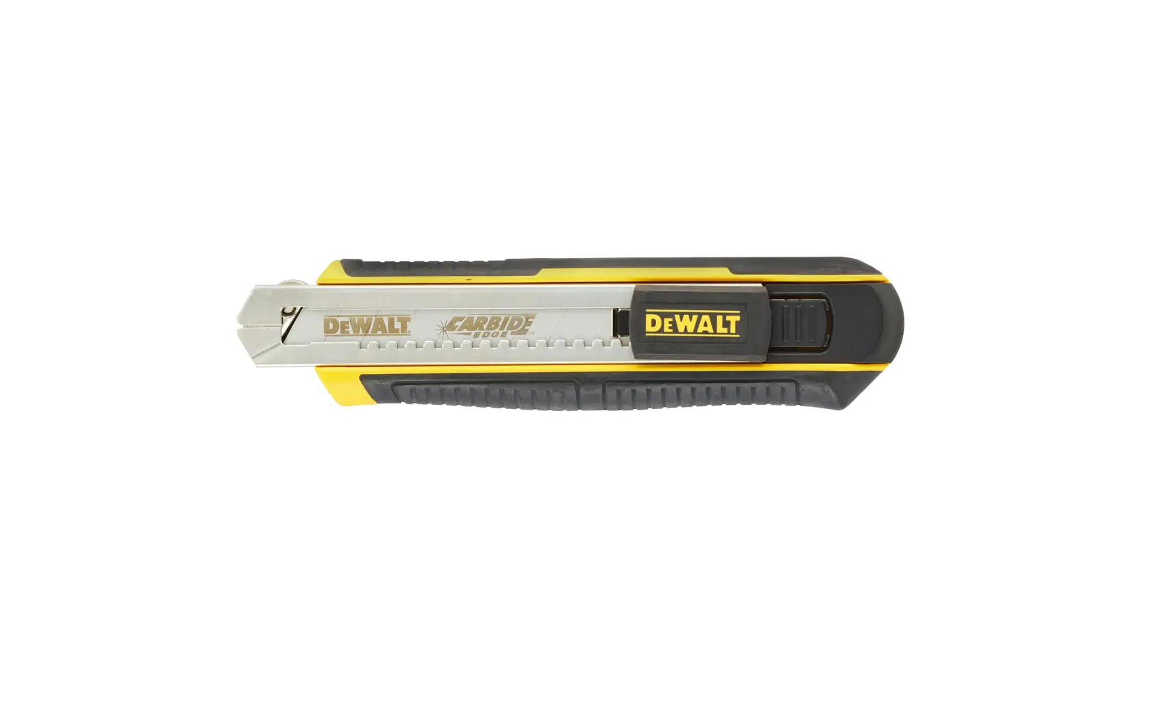 DEWALT® 18 мм макетен нож с чупещо се острие и плъзгач с автоматично заключване