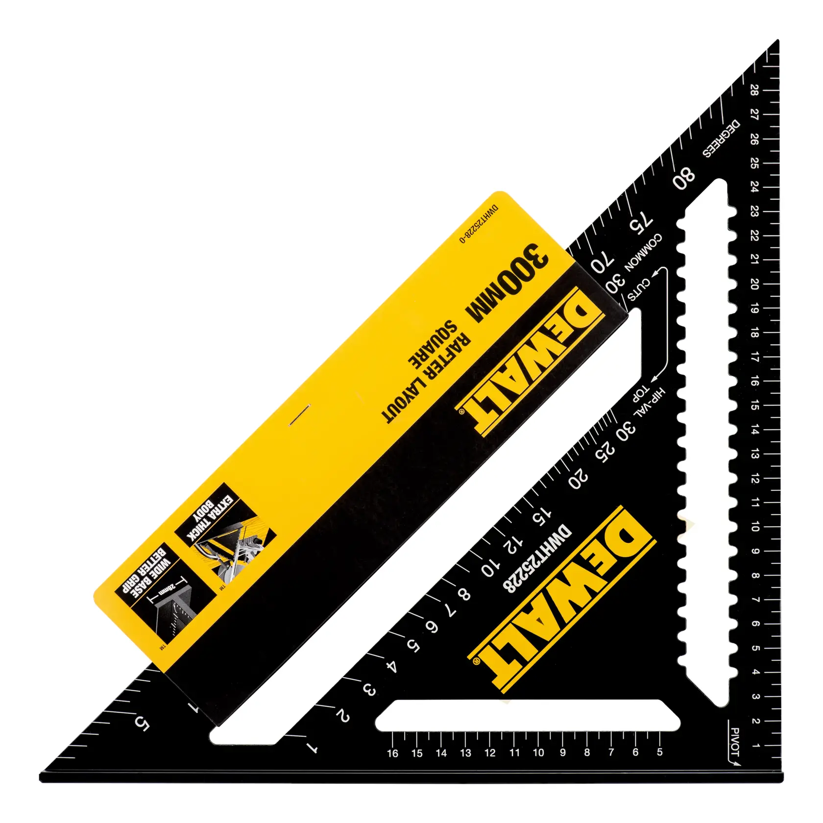 DEWALT® 300-милиметров метричен дърводелски ъгъл