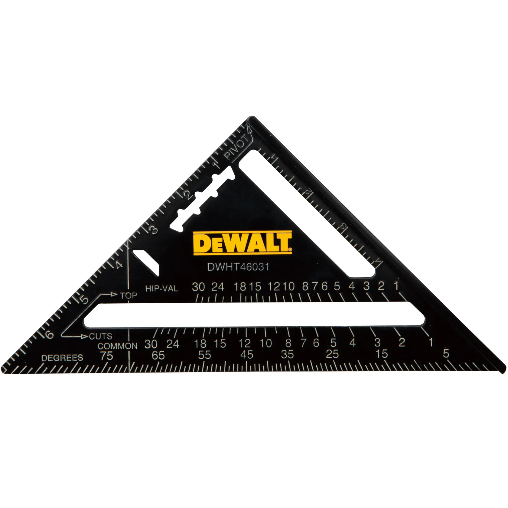 DEWALT® 7 инча (180 мм) Метричен дърводелски прав ъгъл