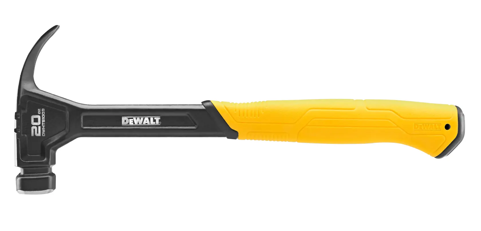 DEWALT® 20 oz. Чук с извит кози крак и гладко лице