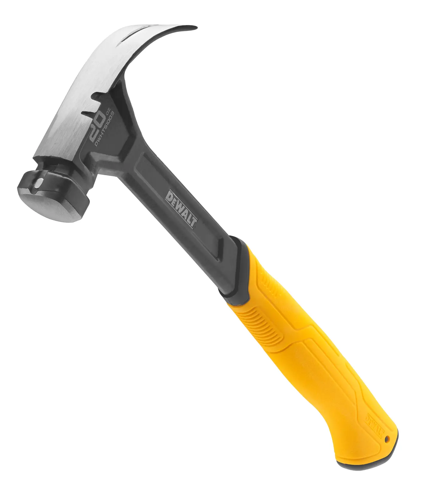 DEWALT® 20 oz. Чук с извит кози крак и гладко лице