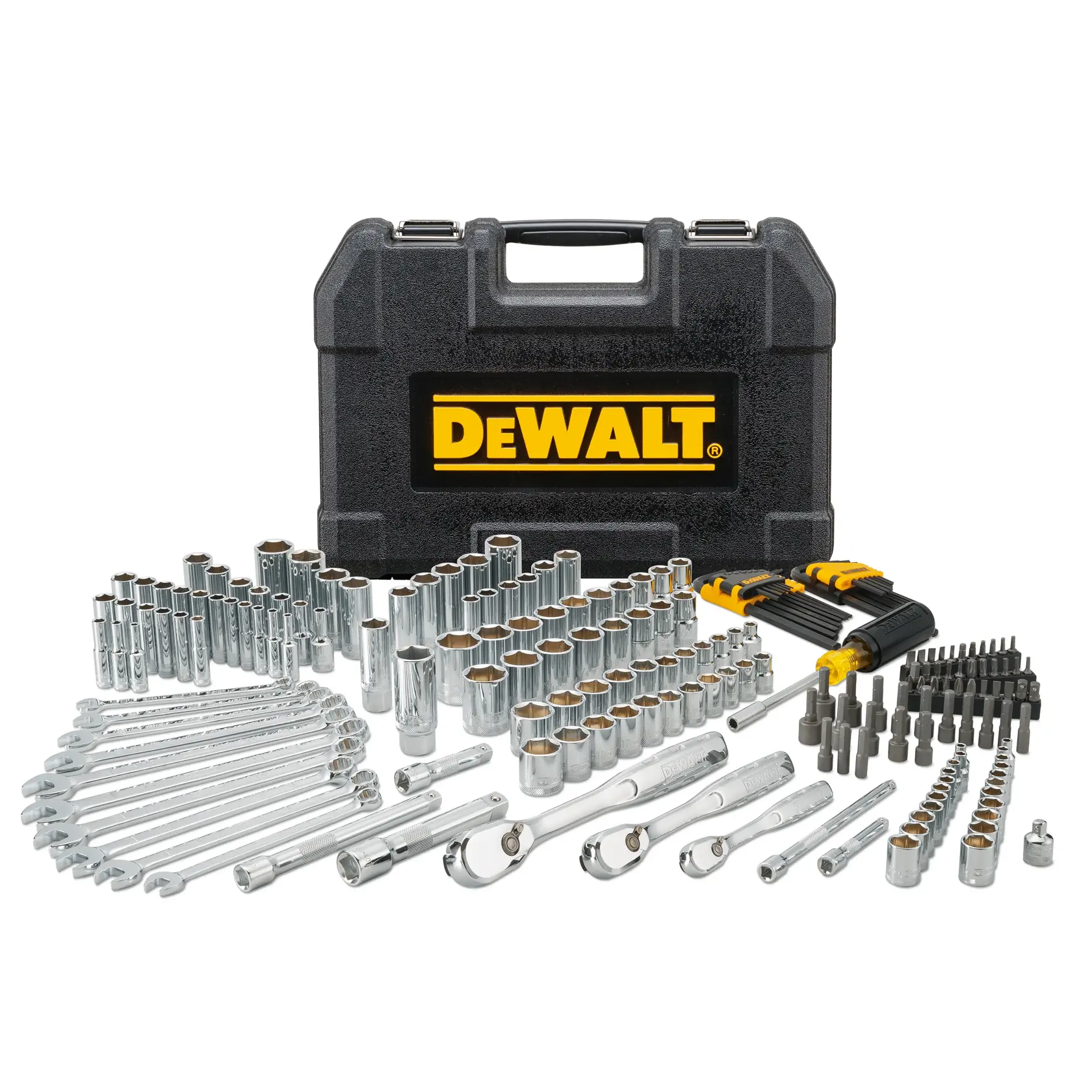 DEWALT® Комплект инструменти за механици 1/4“ и 3/8“ (205 части)