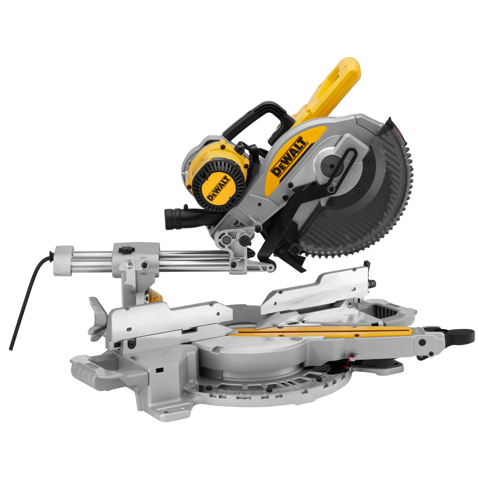 DEWALT® 250 мм настолен циркуляр с герунг