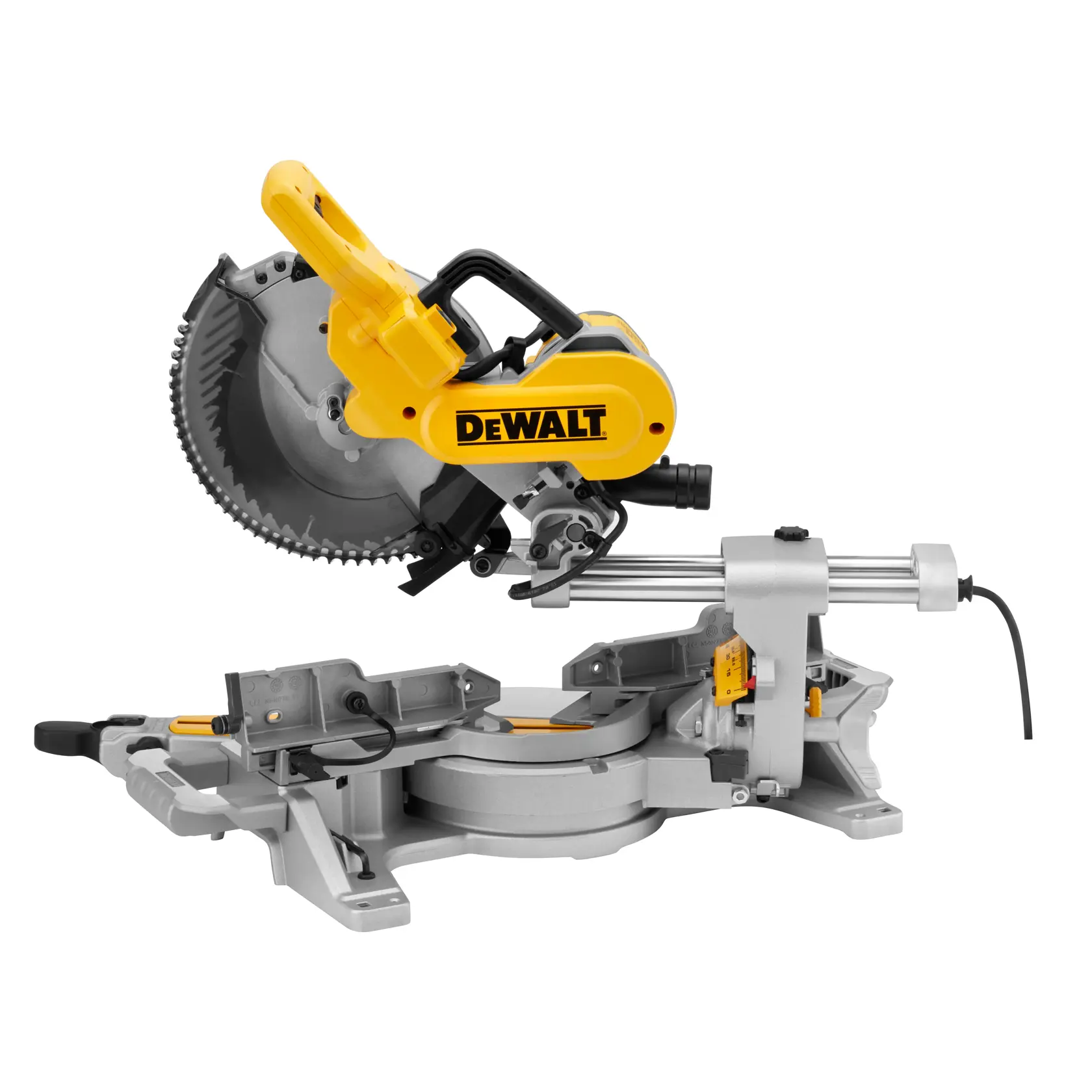 DEWALT® 250 мм настолен циркуляр с герунг