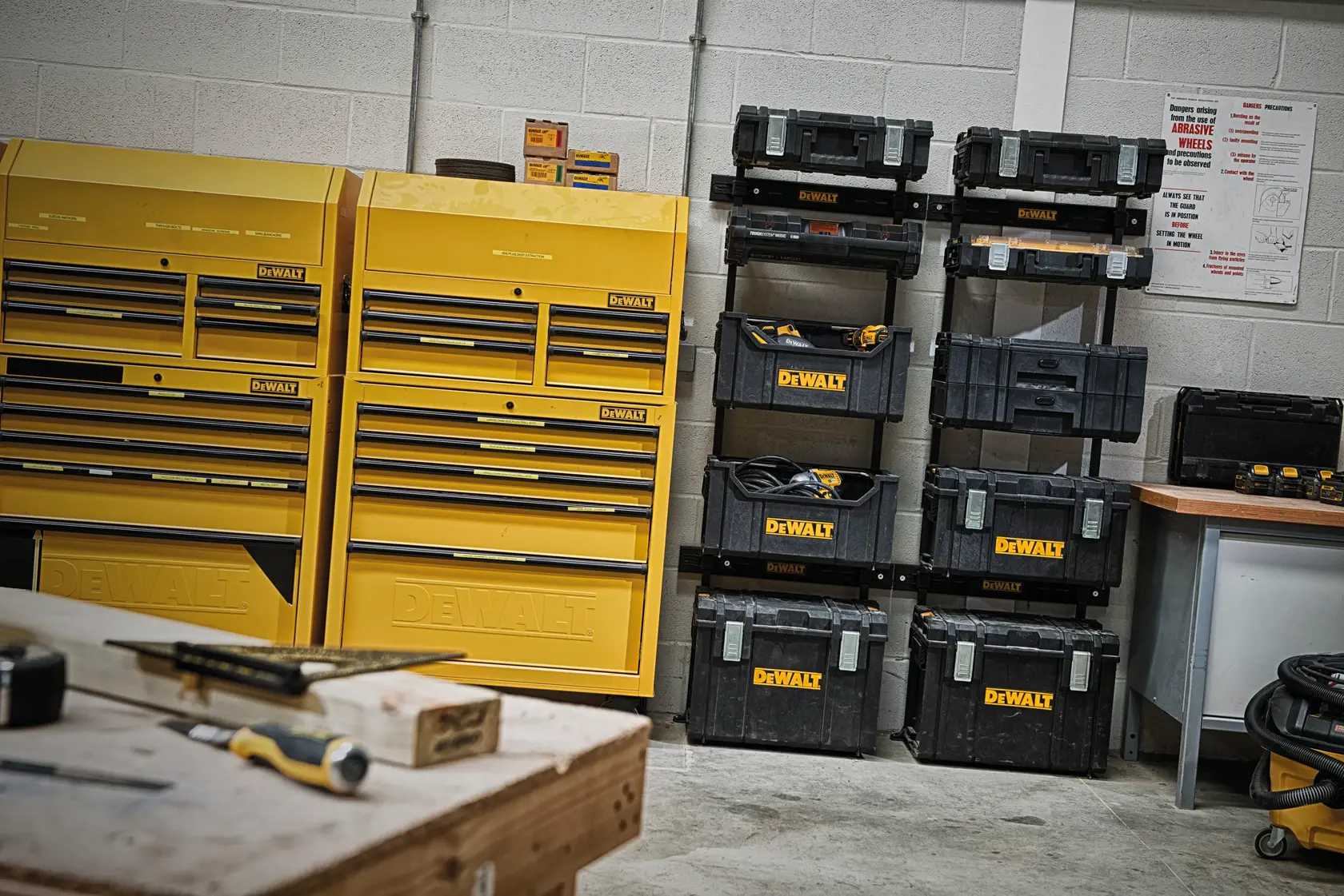 DEWALT® TOUGHSYSTEM® Решение за стелажи за работилница