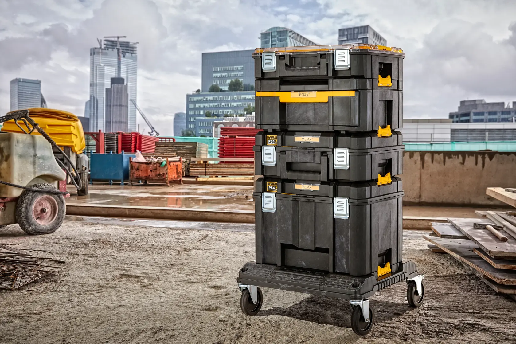 DEWALT® T STAK™ II Плитка кутия за съхранение с вложка от пяна